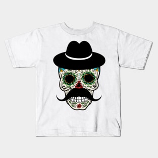 'Cinco de Derby Skull' Art Skull Color Gift Kids T-Shirt